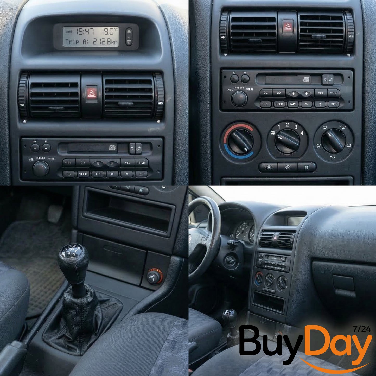 Centre Console Trim Frame W/Clips For Vauxhall Astra G (1998-2010) 2209396