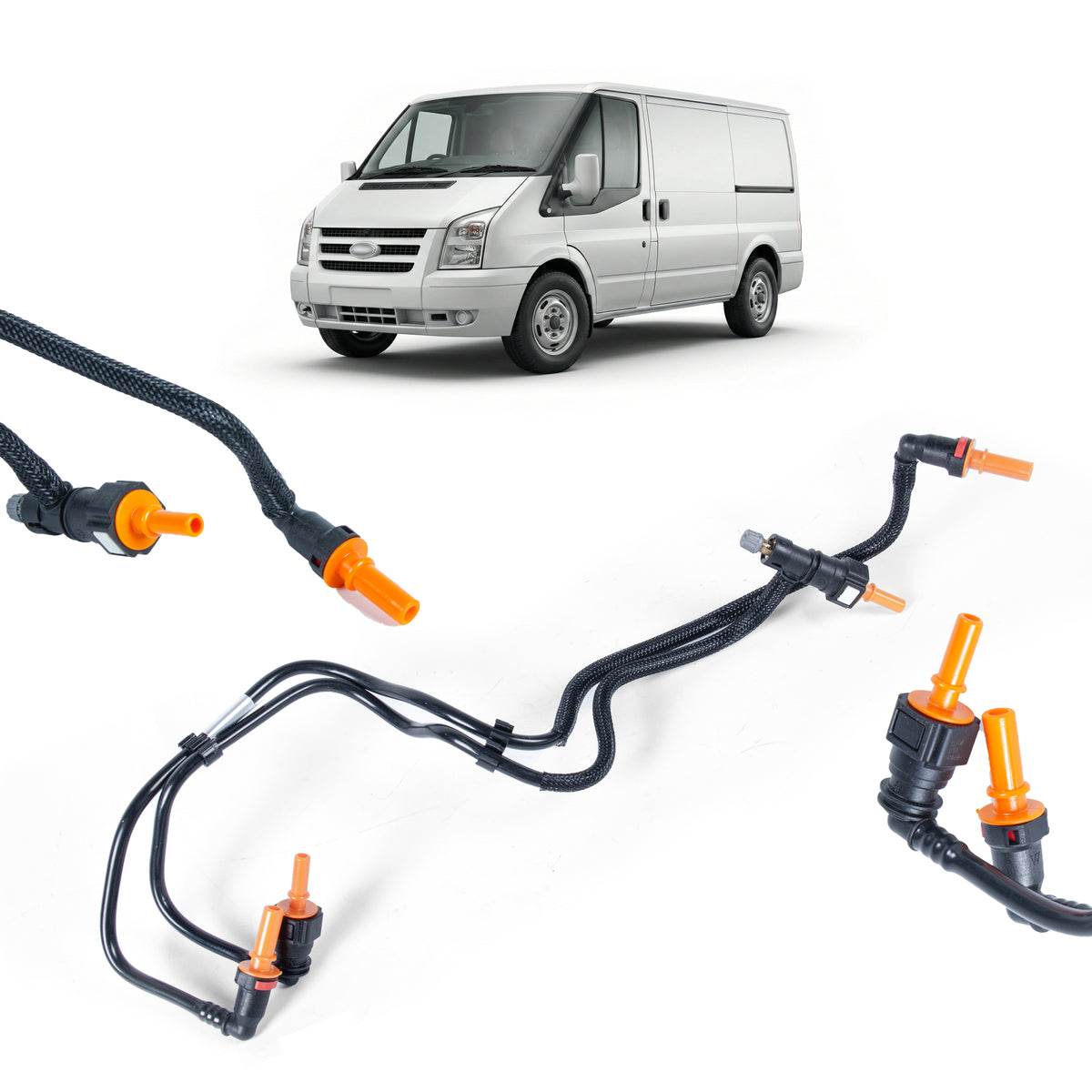 Fuel Return Pipe for Ford Transit MK7 06-14 2.2 TDCi RHD FWD CC119289AD 1866621 - Detail View - BUYDAY