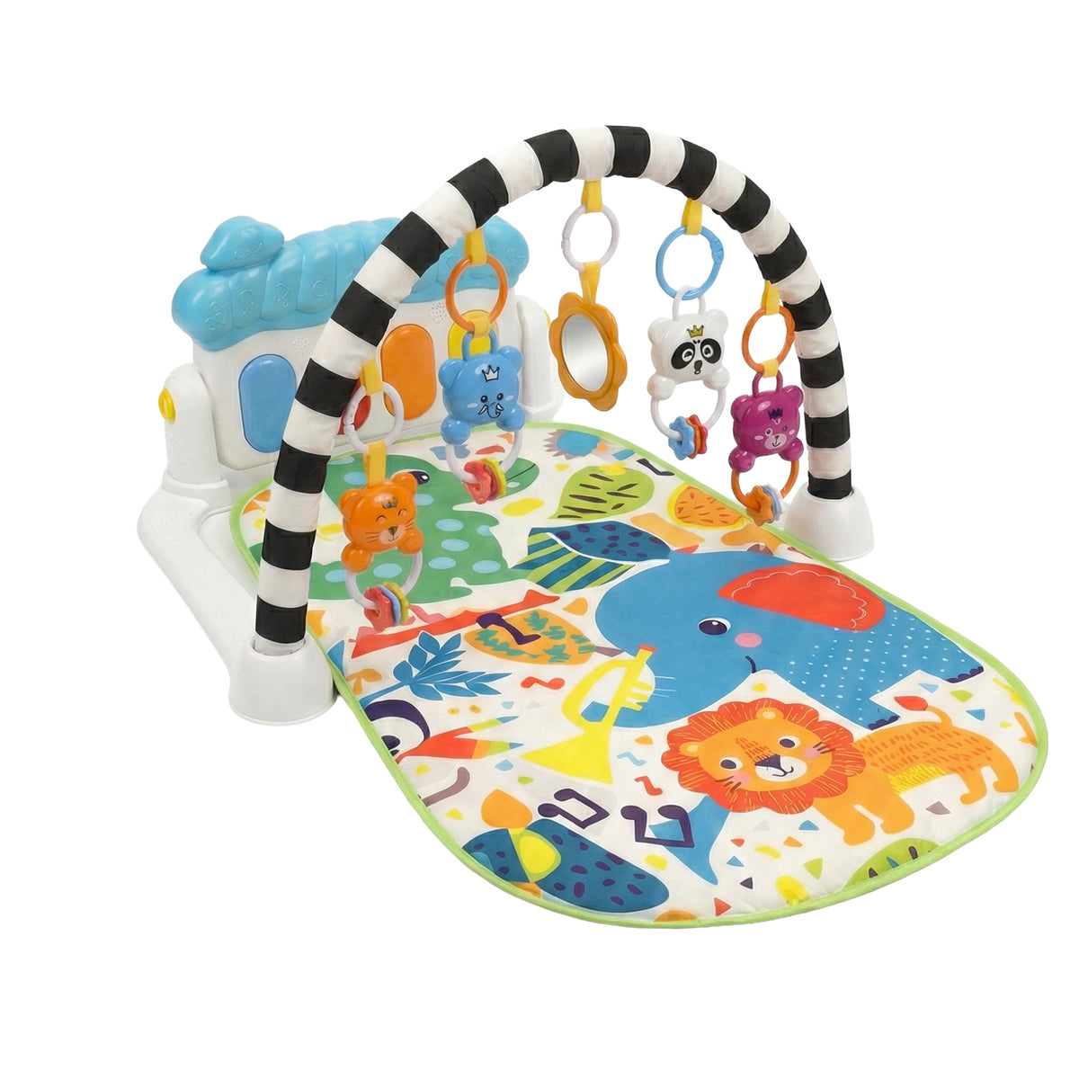 Gym Play Mat Baby Newborn Kid White Fitness Music Lay Fun Piano Music Kid Gift - Detail View - BUYDAY