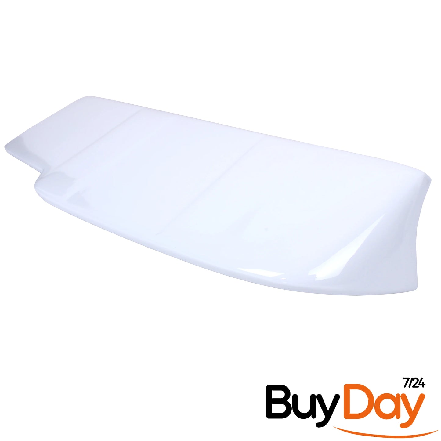 Spoiler for Barn Door Models, Painted in Frozen White