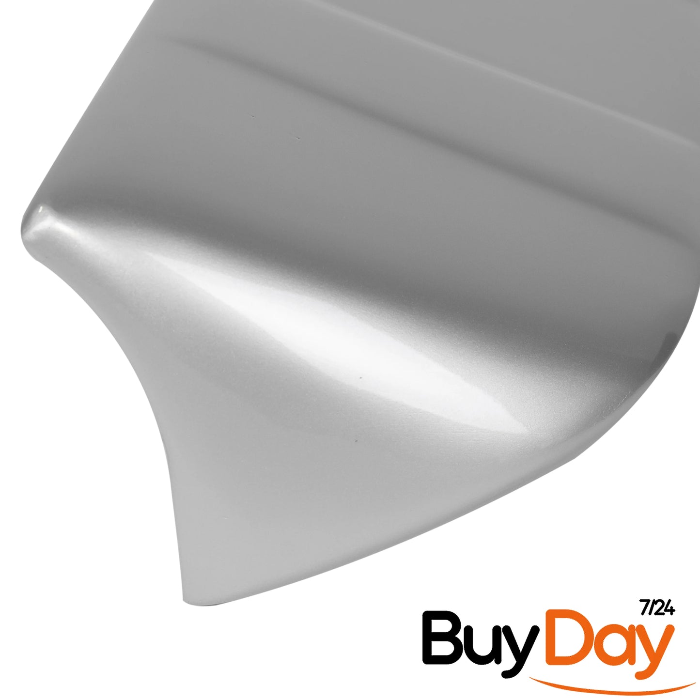 Spoiler for Barn Door Models, Painted in Moondust Silver