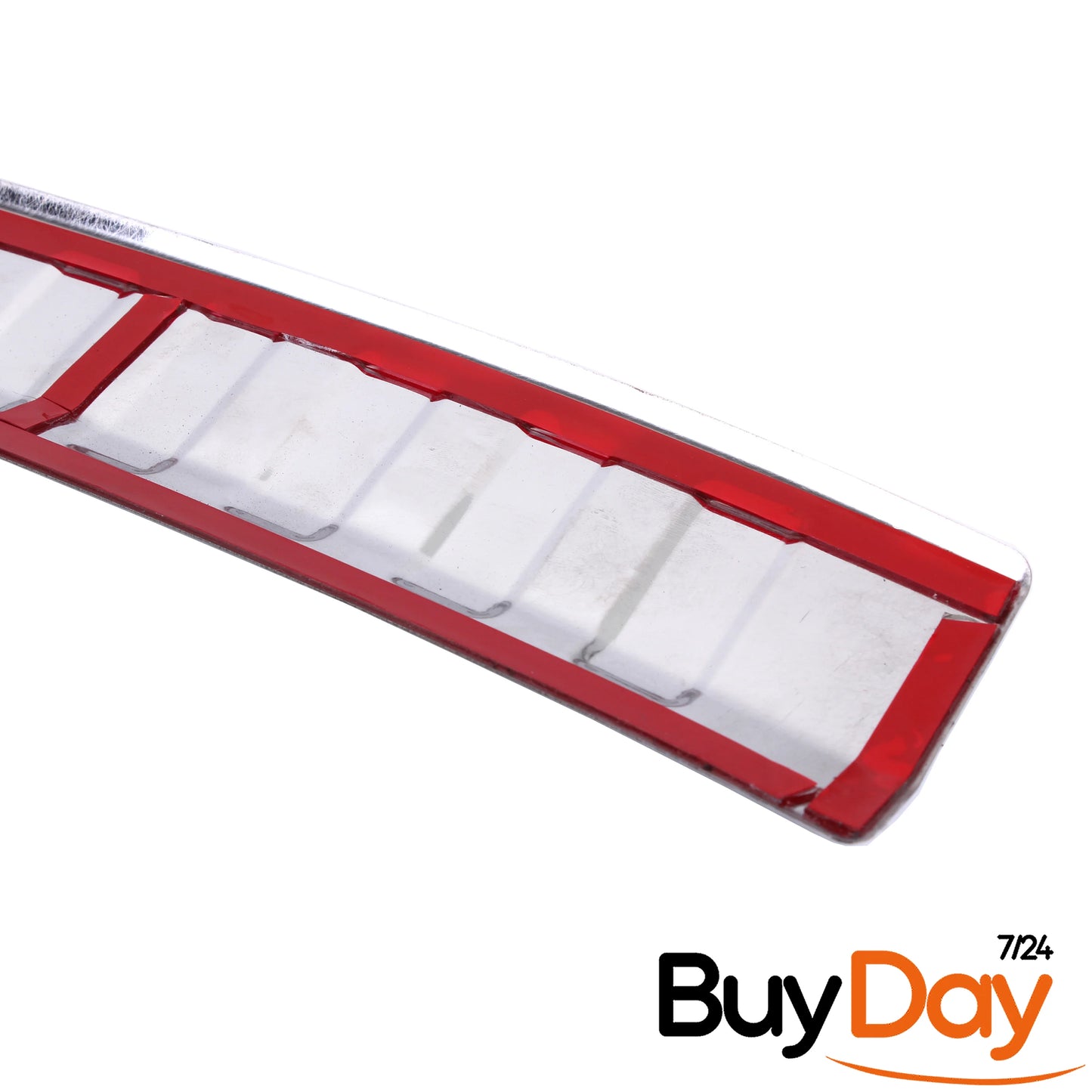 clickmax Rear Bumper Protector Sill Cover, Brushed Stainless Steel Scuff Guard, Car Accessories for Octavia Kombi (Estate) Models 2020-Onwards