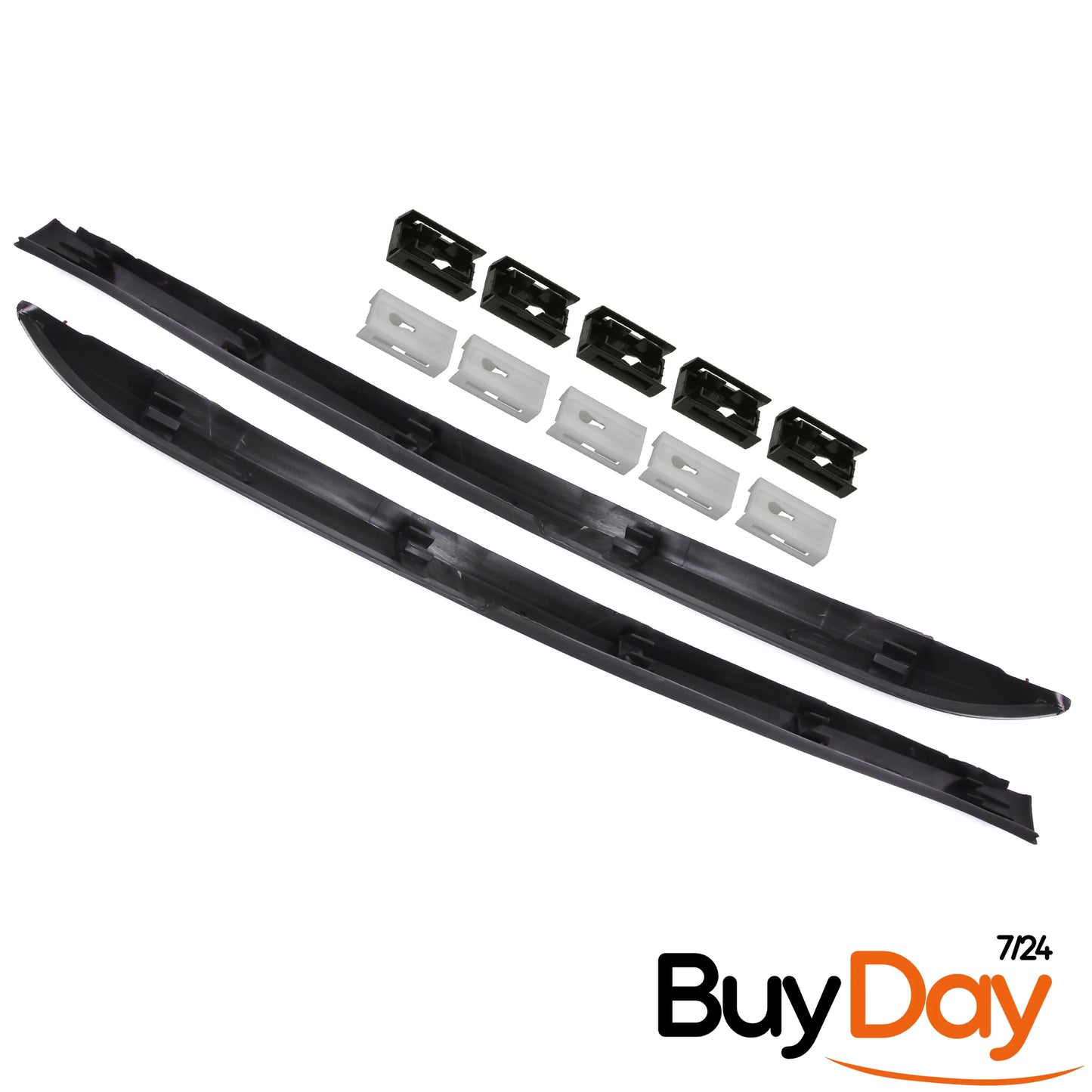 Front Left & Right Windscreen Pillar Trim Set (Pair) with 10 Clips, O/S & N/S, A-Pillar Moulding, Compatible with Vito (W638) Van MPV Models 1996-2003, A6386980179, A6386980079