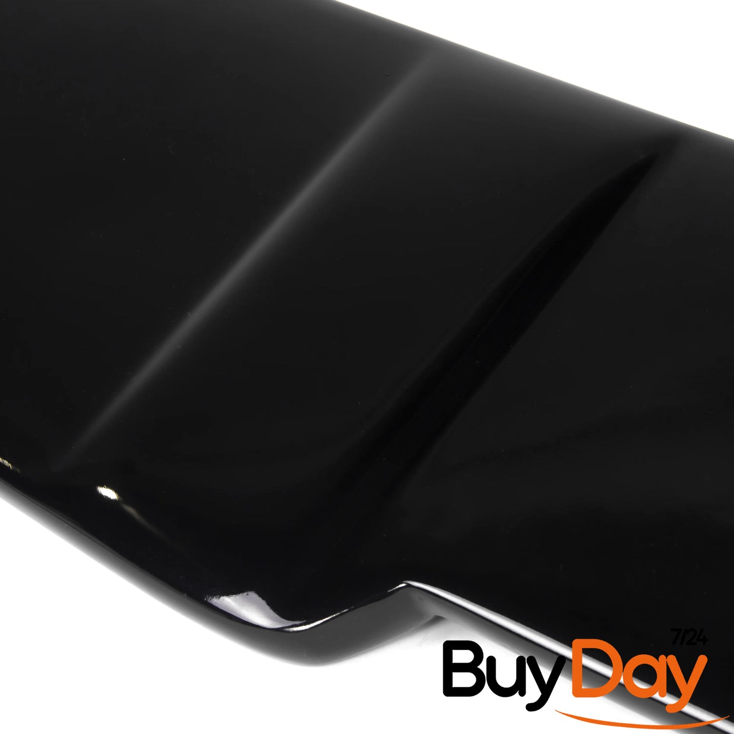 Twin Rear Roof Spoiler for Barn Door Models, Painted in Panther Black, Exterior Styling Body Kit Accessory, Compatible with Transit & Tourneo Custom Vans 2012-2023