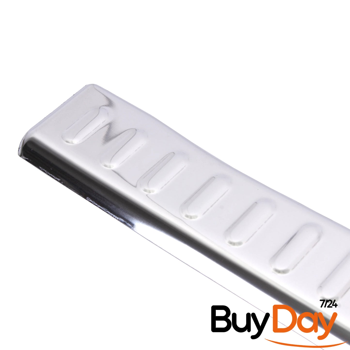 clickmax 4 Piece Set Inner & Outer Rear Bumper Protector Sill Covers, Stainless Steel Chrome Finish, Scuff Guard Plates, Car Accessories for Sandero Models 2021-2024