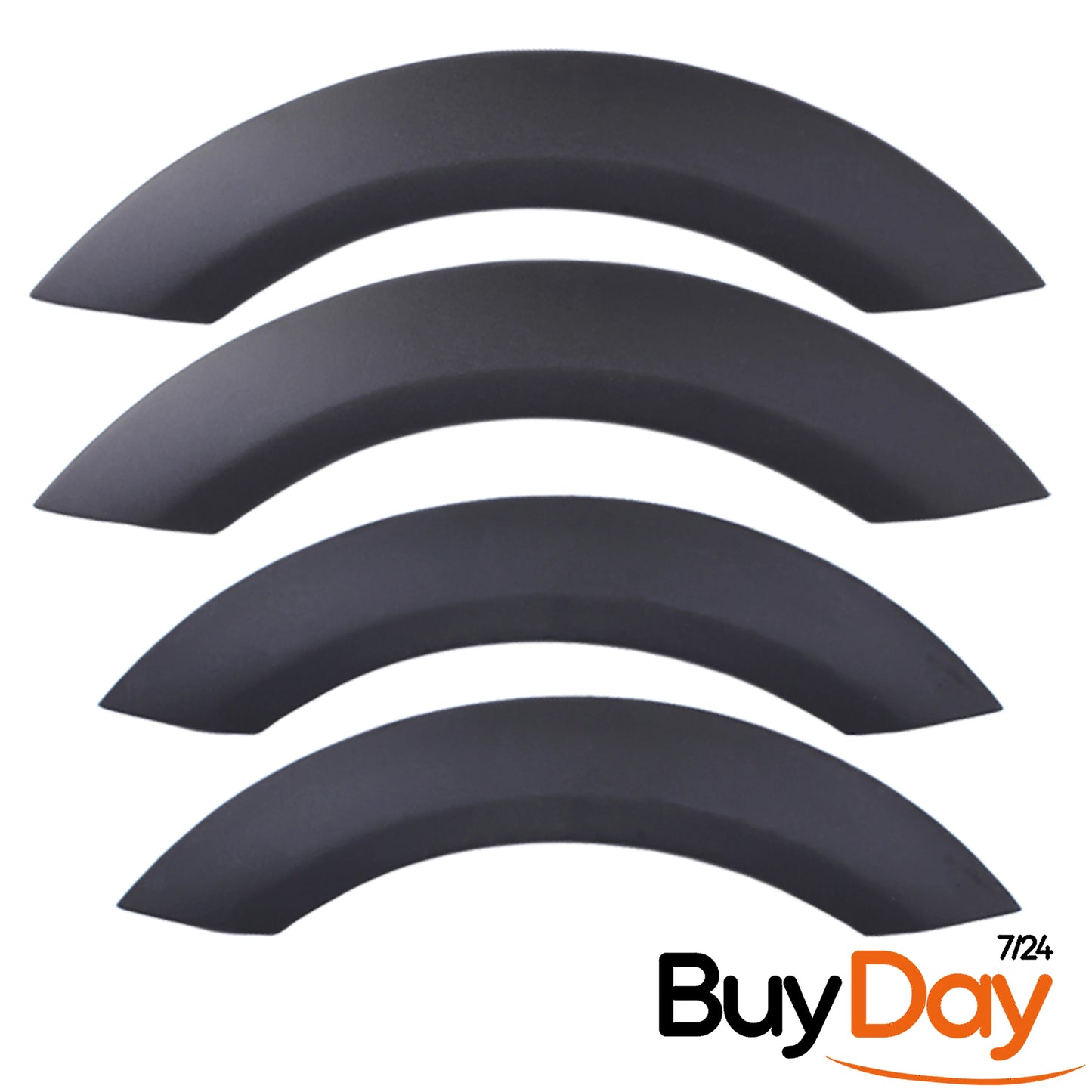 4 Piece Set Wheel Arch Trims, ABS Plastic Wing Flare Protectors, Compatible with Sprinter (W906 06-18) & Crafter (1st Gen 06-17) Models, Van Styling