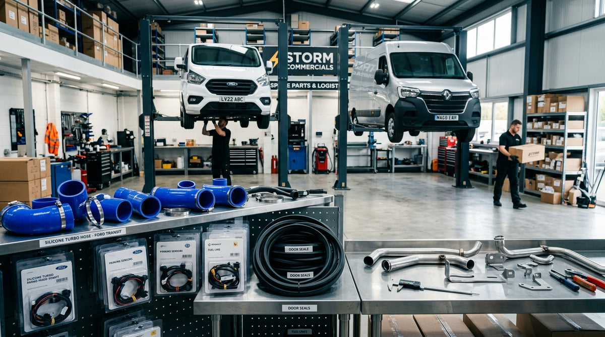 Commercial Van Automotive Parts Workshop and Fleet Maintenance UK