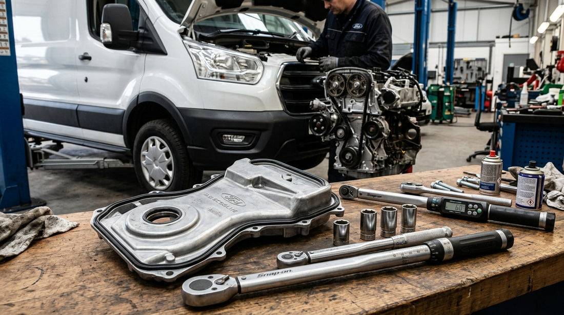 Ford Transit 2.0 EcoBlue Wet Belt Timing Cover Replacement UK