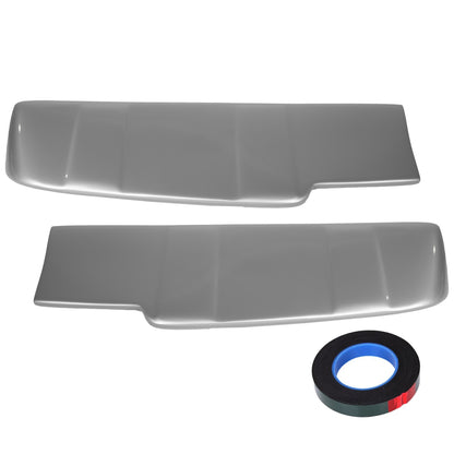 Rear Spoiler Painted Moondust Silver Barn Door for Ford Transit Custom (13-24)