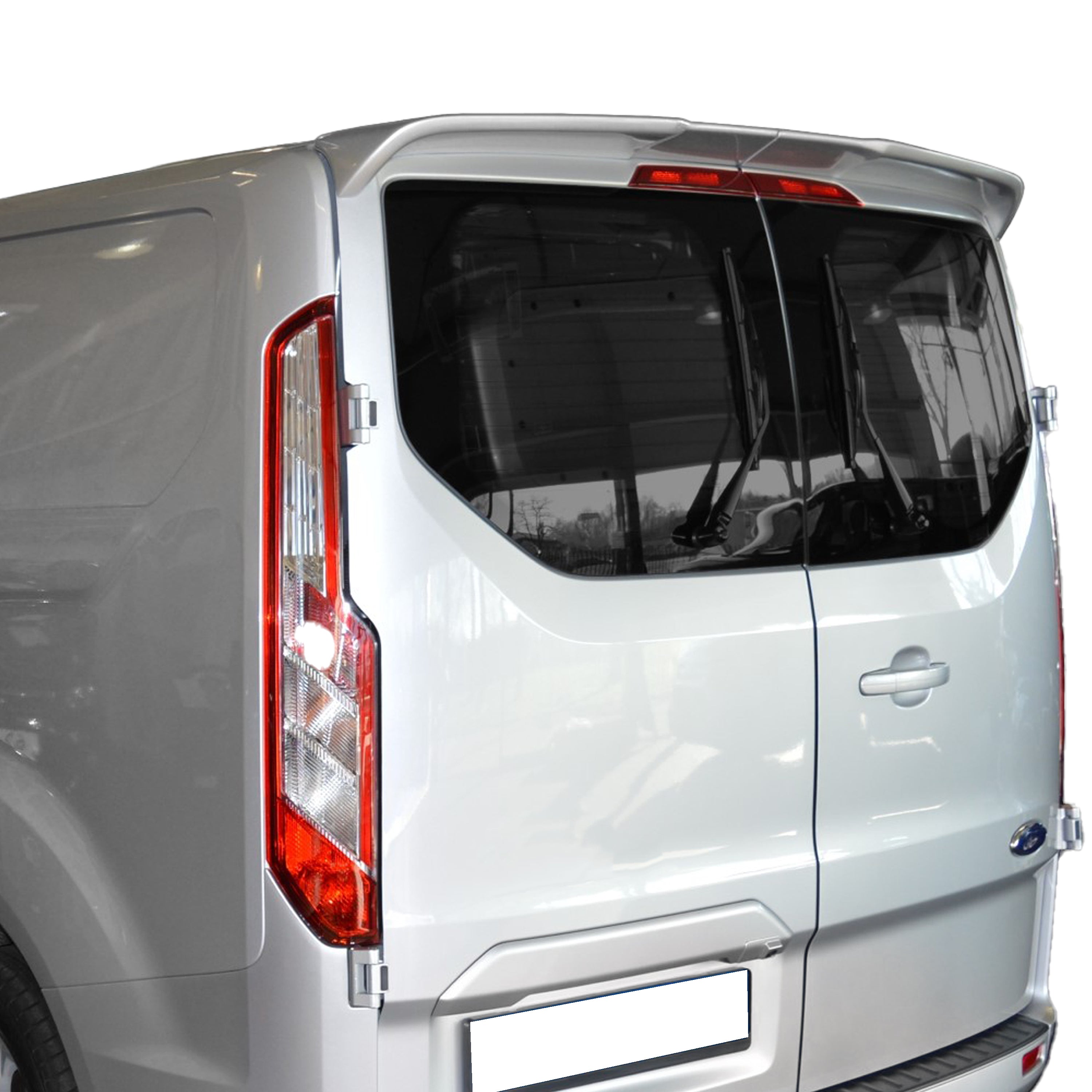 Rear Spoiler Painted Moondust Silver Barn Door for Ford Transit Custom (13-24)