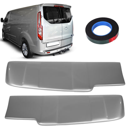 Rear Spoiler Painted Moondust Silver Barn Door for Ford Transit Custom (13-24)