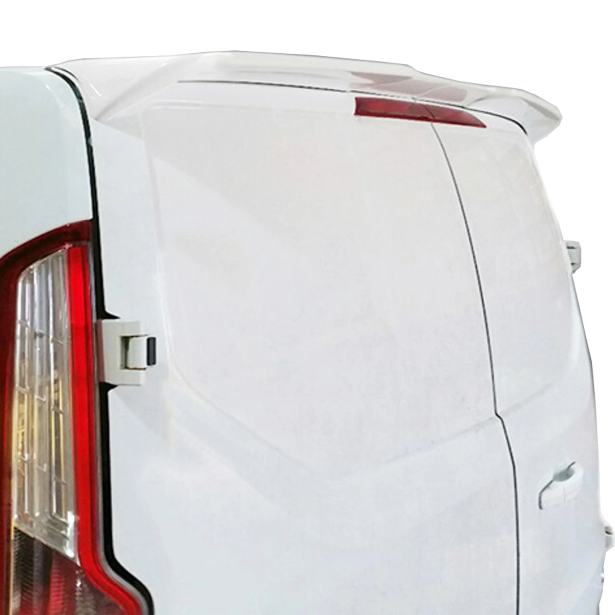 Rear Spoiler Painted Frozen White Barn Door for Ford Tourneo Custom (2013-2024) - BUYDAY - Spoiler - Detail View