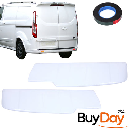 Rear Spoiler Painted Frozen White Barn Door for Ford Tourneo Custom (13-24)