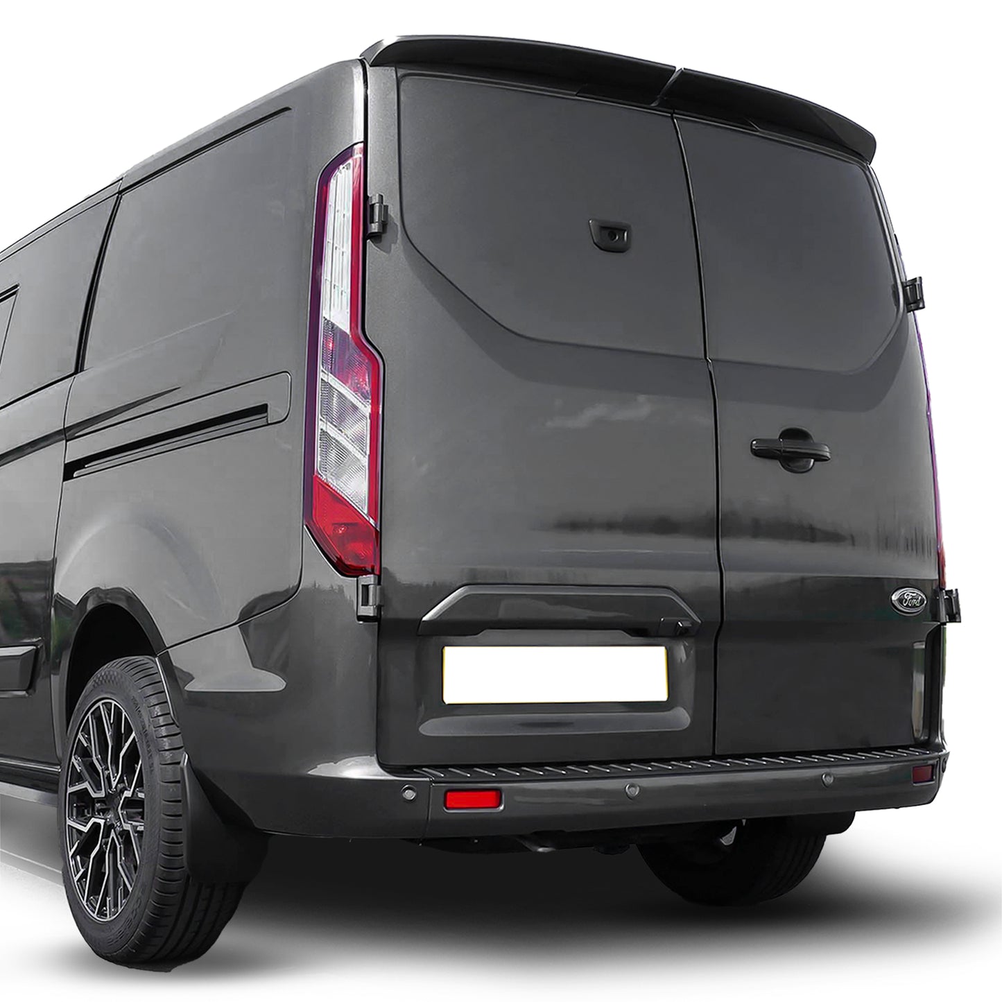 Rear Spoiler Barn Door Painted Magnetic Grey for Ford Transit Custom (13-24)