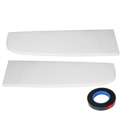 Rear Spoiler Barn Door Painted Frozen White for Ford Transit Custom (13-24)