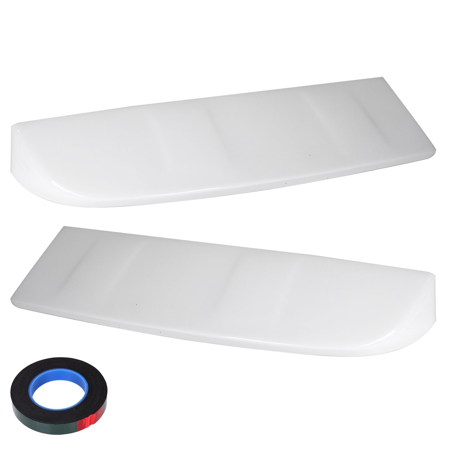 Rear Spoiler Barn Door Painted Frozen White for Ford Transit Custom (13-24)