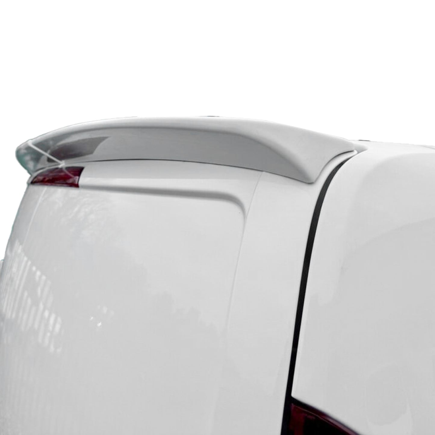 Rear Spoiler Barn Door Painted Frozen White for Ford Transit Custom (13-24)