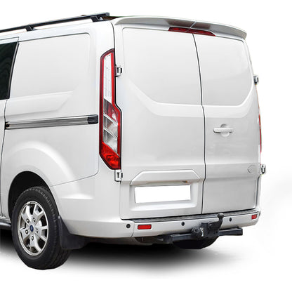 Rear Spoiler Barn Door Painted Frozen White for Ford Transit Custom (13-24)