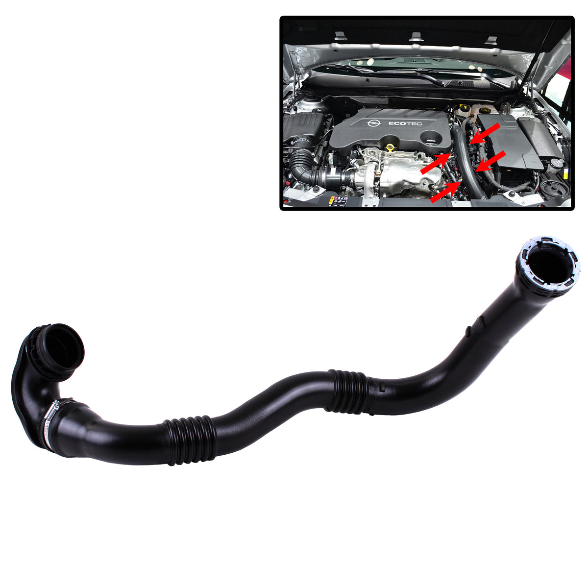 Complete Intercooler Turbo Hose U-Pipe Vauxhall Insignia 1.6 2.0 CDTi 13419441 - Detail View - BUYDAY