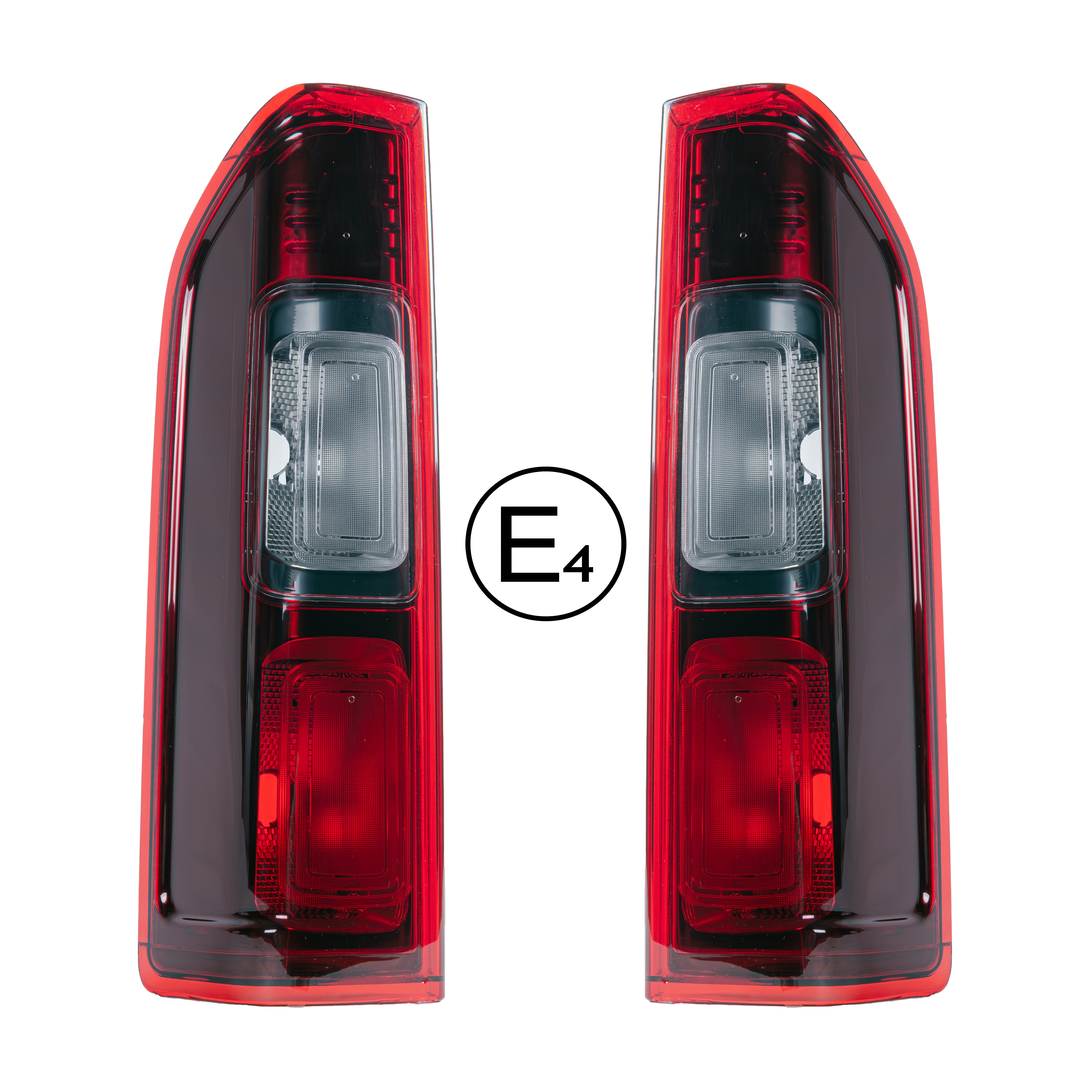 Pair Rear Tail Light Lamps Left + Right For Trafic Vivaro NV300 Talento 2014-24 - BUYDAY Auto Parts