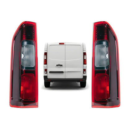 Pair Rear Tail Light Lamps Left + Right For Trafic Vivaro NV300 Talento 2014-24 - Detail View - BUYDAY