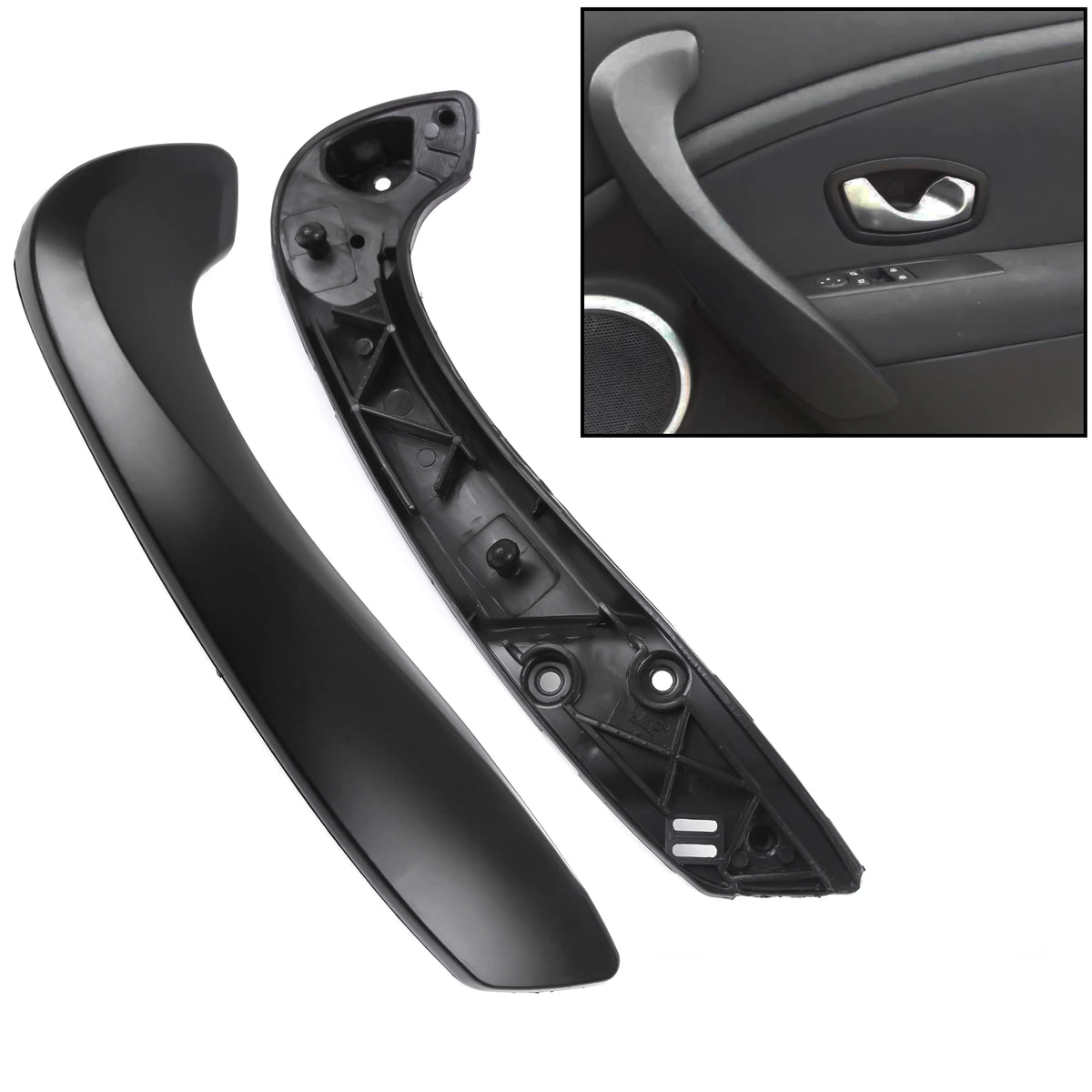Door Handle Inner Grip O/S Driver Side for Renault Megane 3 Fluence 809600007R - BUYDAY - Interior Car Trim and Accessories