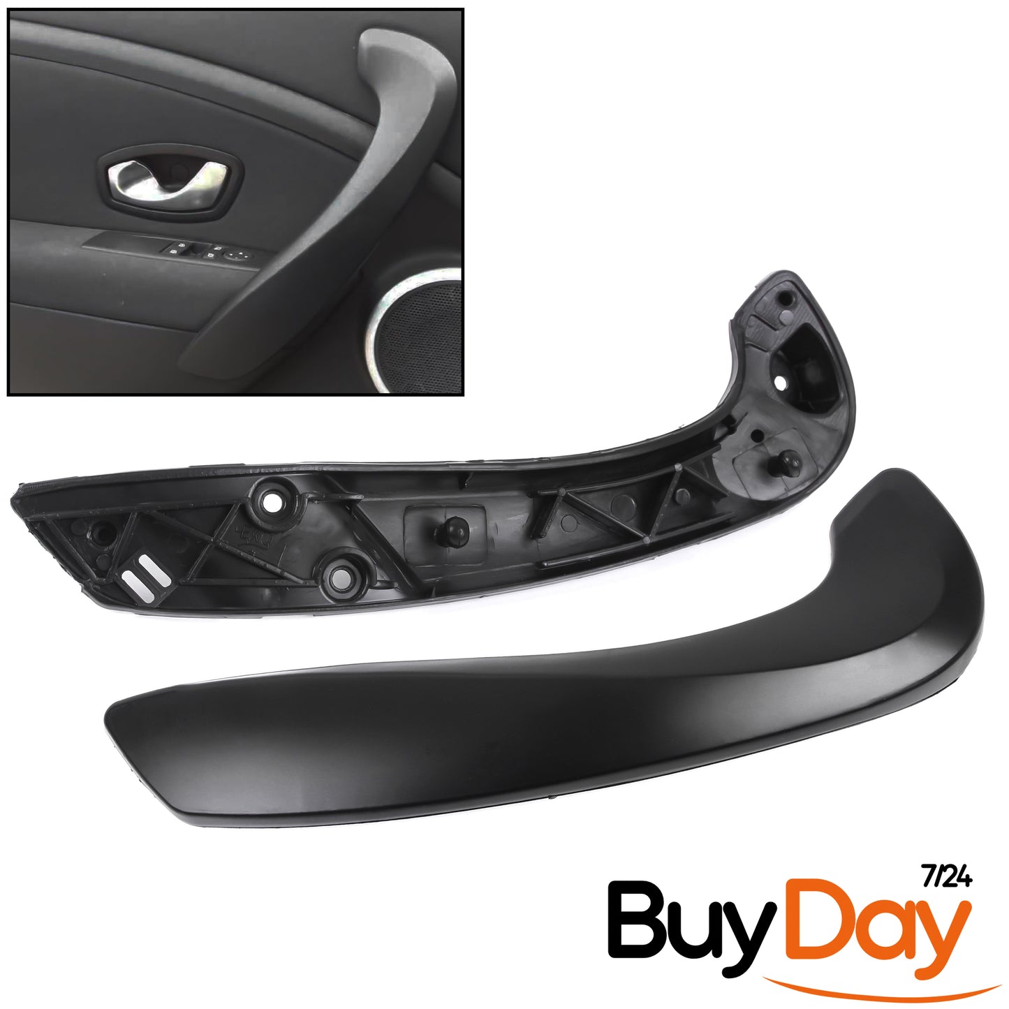 Interior Door Handle Grip Front Left for Renault Megane 3 809540001R (2008-2016)