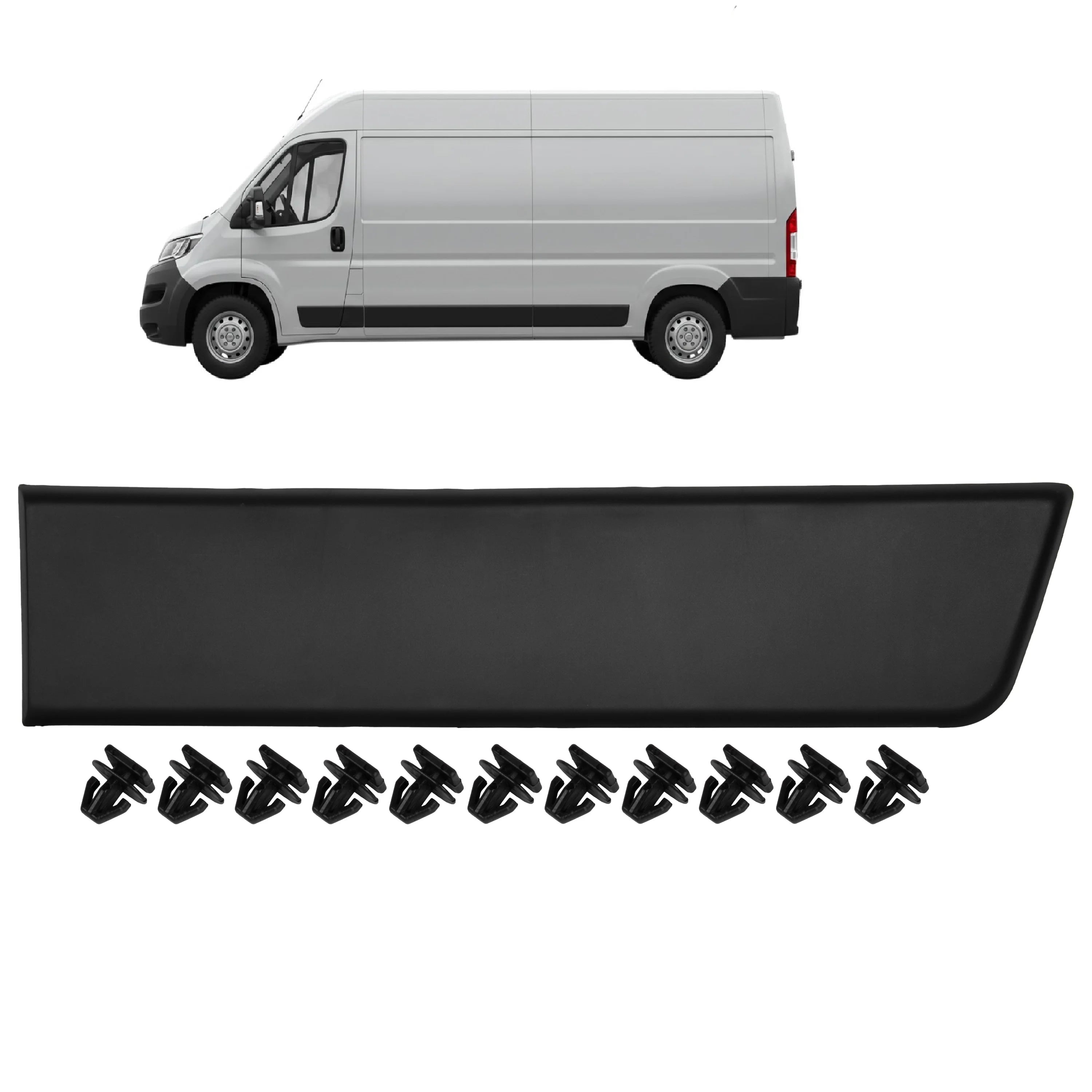 Rear Left Trim Moulding Panel for Peugeot Boxer Citroen Relay Fiat Ducato 8547X1 - BUYDAY - Exterior Trim and Components