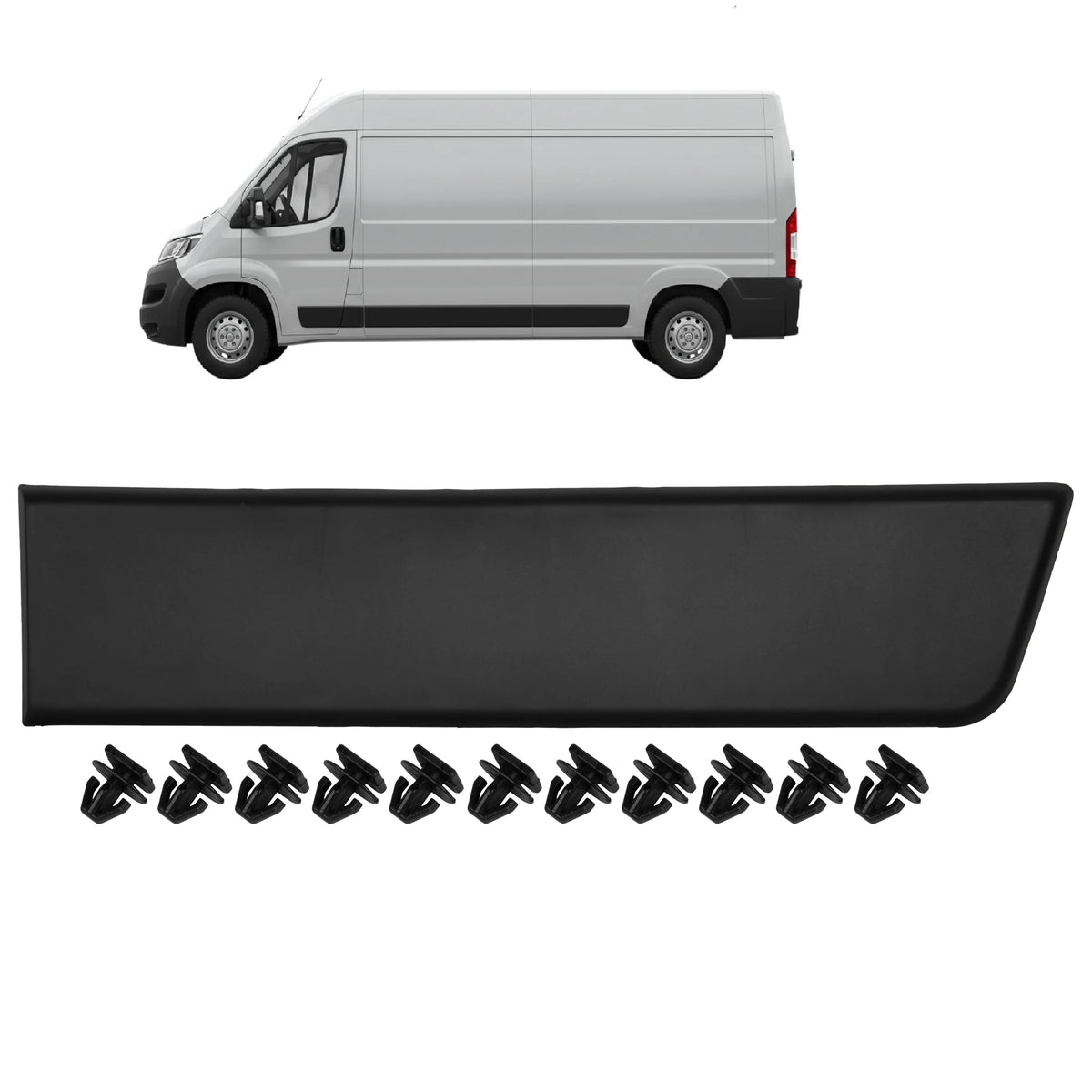 Rear Left Trim Moulding Panel for Peugeot Boxer Citroen Relay Fiat Ducato 8547X1 - BUYDAY - Exterior Trim and Components