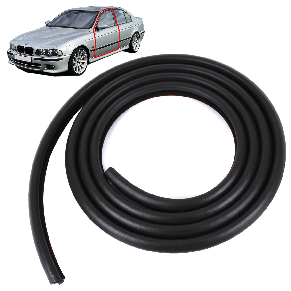 Front R/L Door Weatherstrip Rubber Seal for BMW 3 Series E39 51727116403 (95-05) - BUYDAY - Door Seals