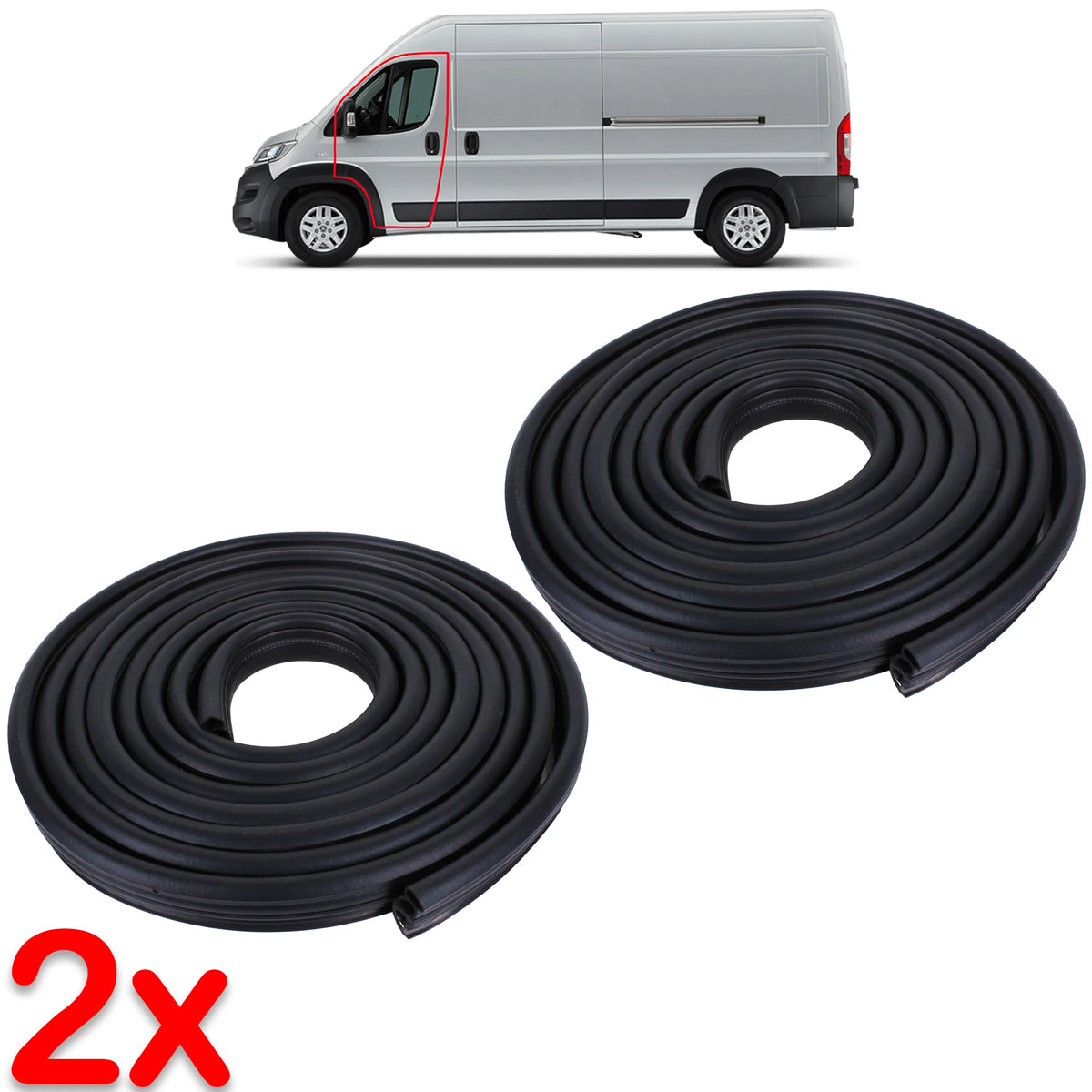 Door Seal Kit for Fiat Ducato (2-Piece) - BUYDAY - Door Seal Kits
