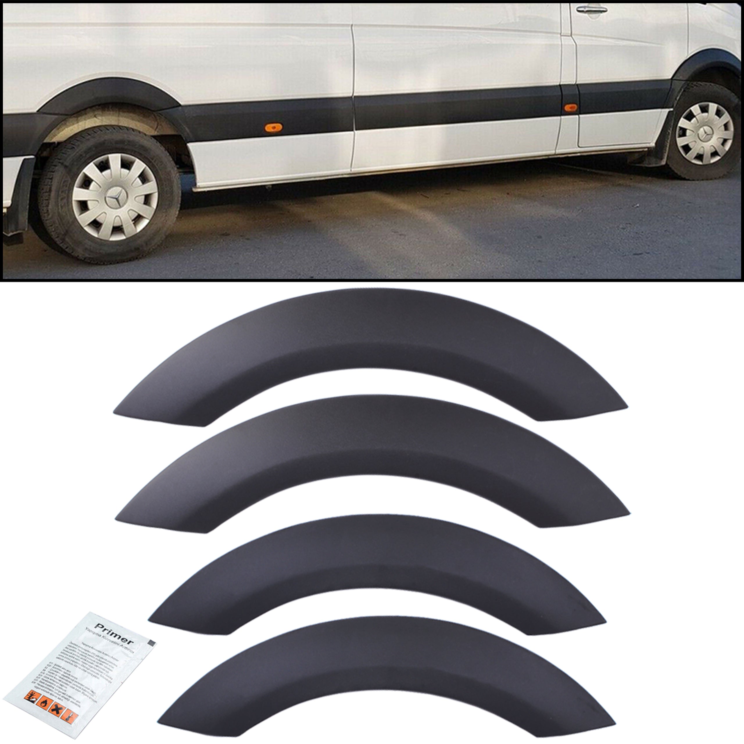 For Sprinter W906 Crafter Wheel Arch Cover Trim | Rust & Damage Protector Flares - BUYDAY Auto Parts