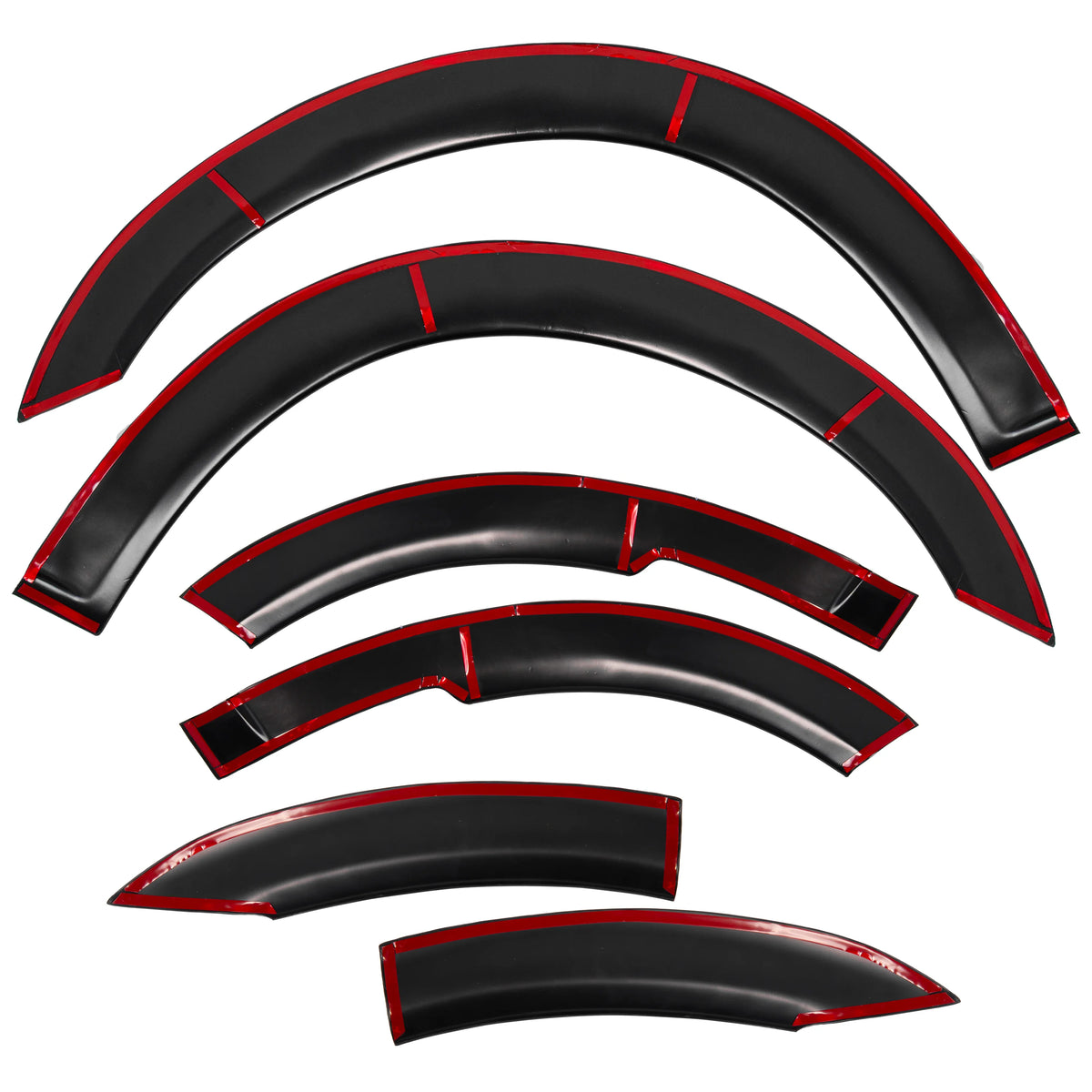 For Ford Transit MK7 2006-2013 Wheel Arch Trims | Wing Flare Cover Protector Set - BUYDAY - Exterior Van Trim Solutions - ...