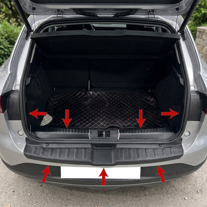 Rear Bumper Protector Complete Guard Set for Dacia Sandero Stepway III (2021+On) - Detail View - BUYDAY
