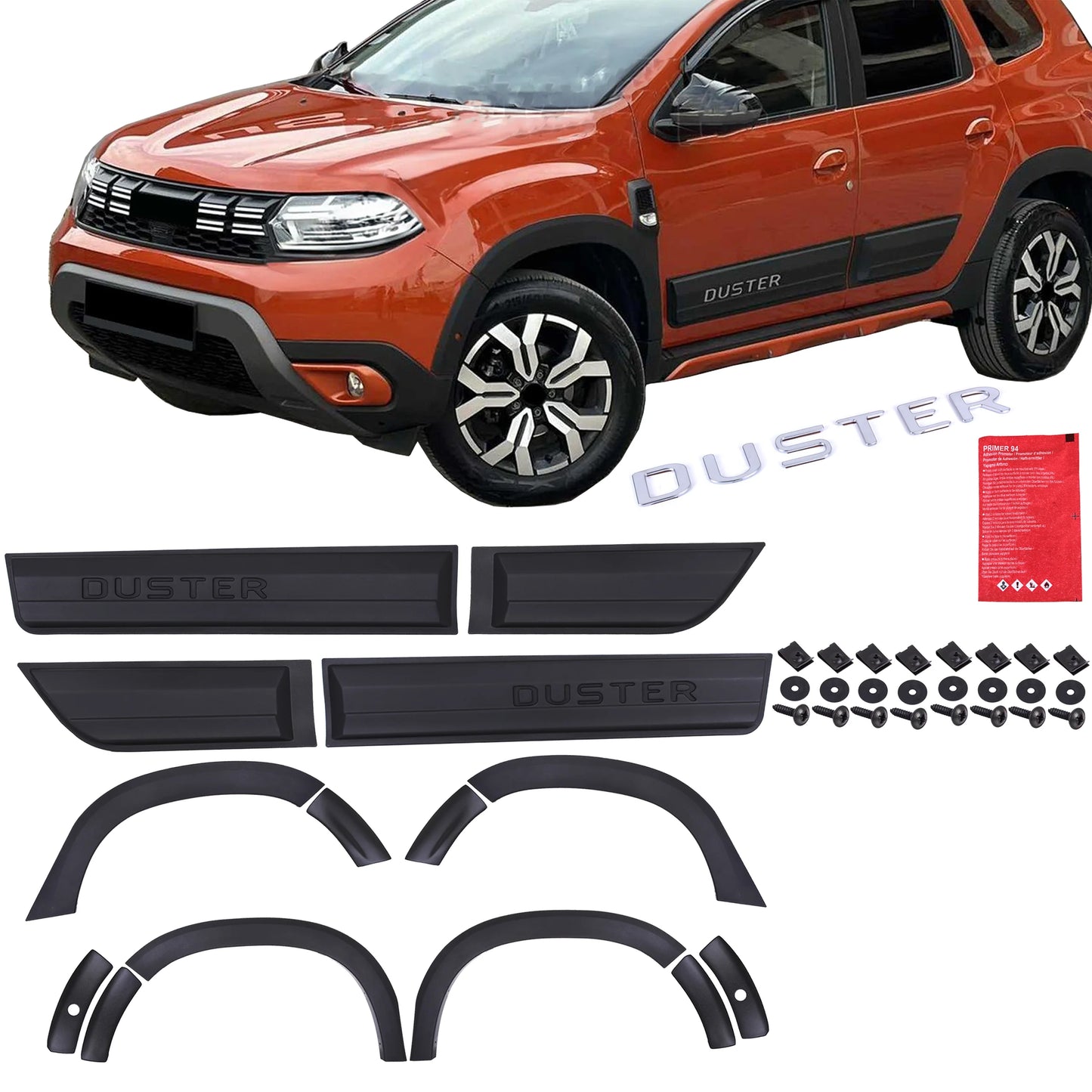 ABS Fender & Door Moulding Body Kit For Dacia Duster Off-Road Model (2018-2023)
