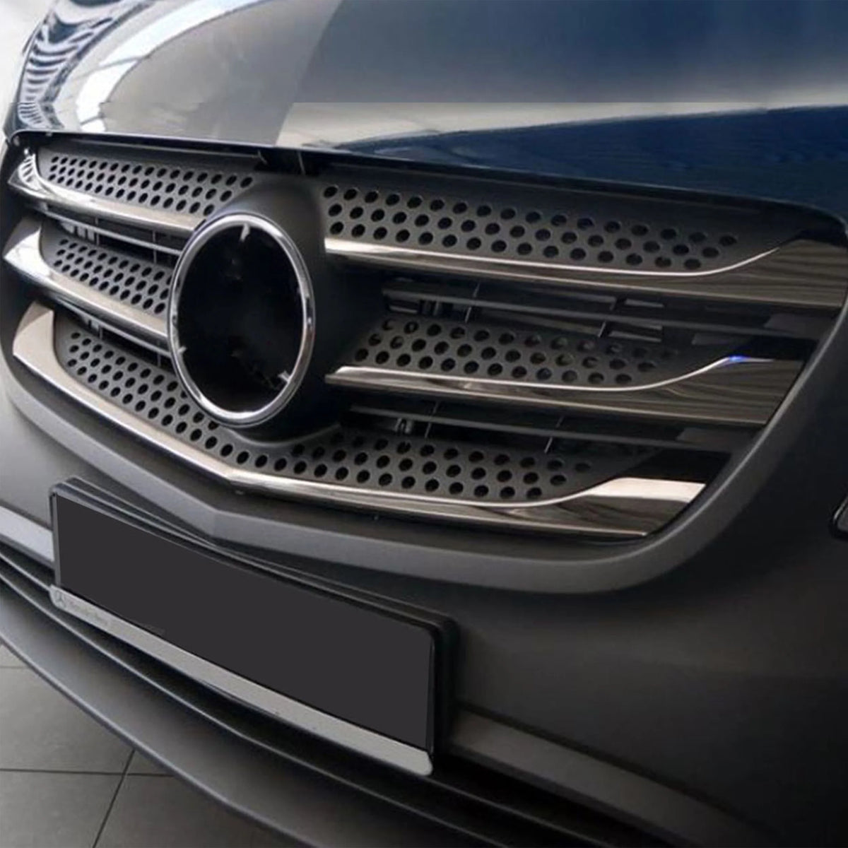Mercedes Vito W447 Chrome Front Grill Trim Covers (5-Piece) - BUYDAY - Front Grille Trim and Accessories