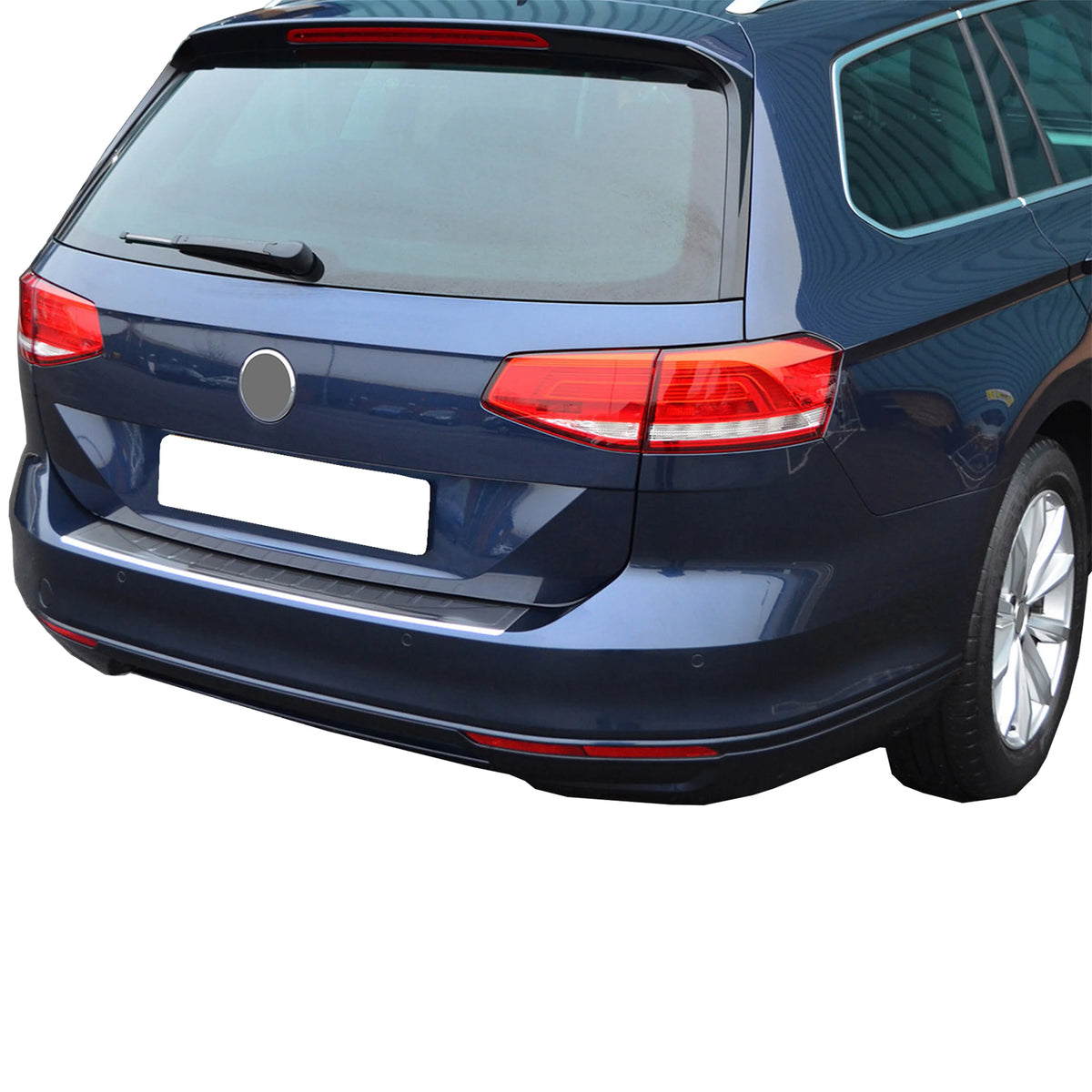 Rear Bumper Protector Stainless Steel Glossy Chrome for Passat B8 (14+Onwards) - BUYDAY - Rear Bumper Protectors and Guards