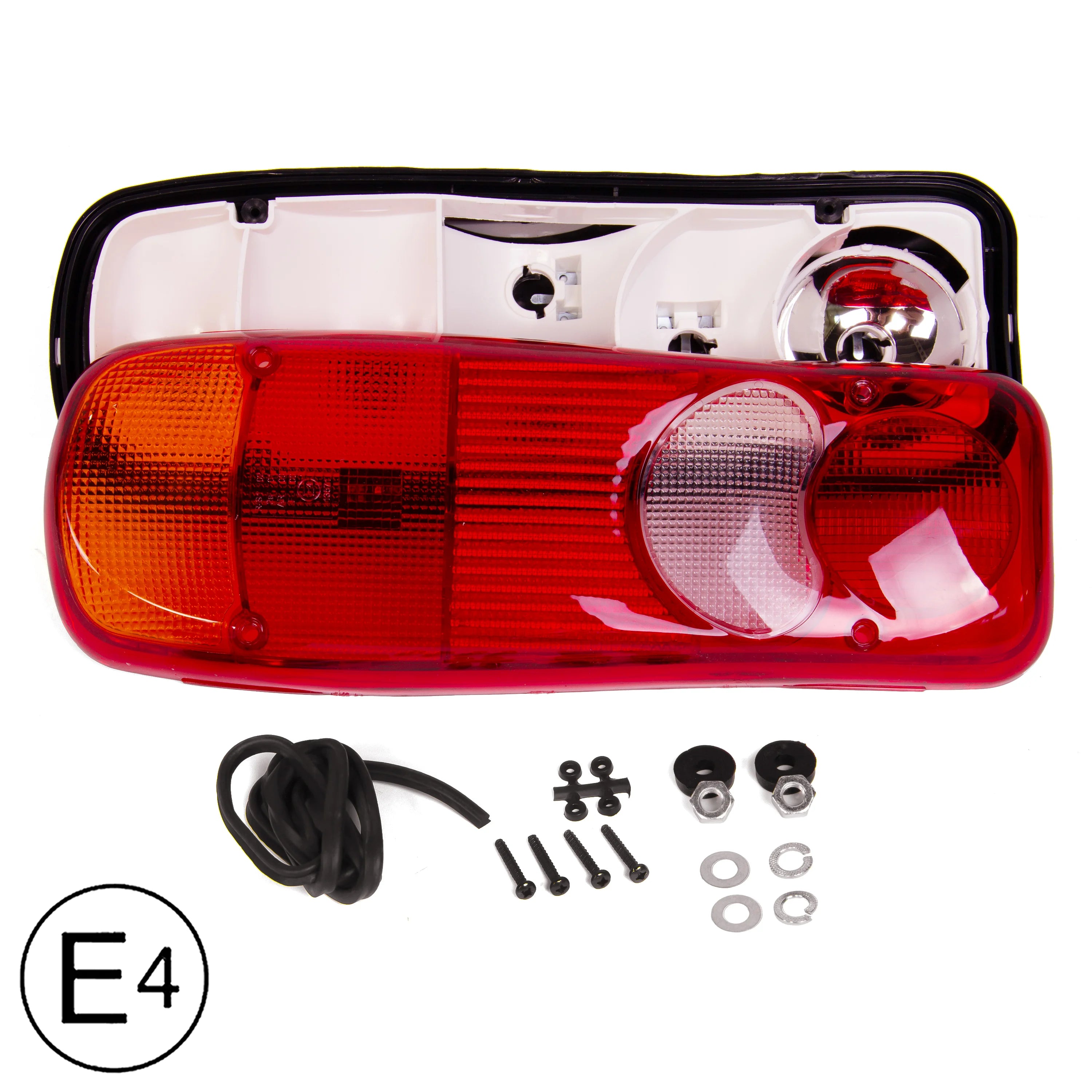 Left Rear Light Lens Unit For Renault Master Tipper 98-On 152mm Fix Dim Lights