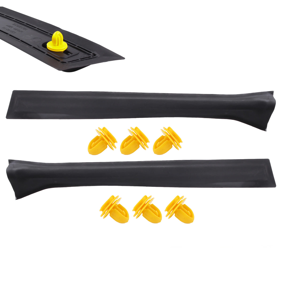 For Vauxhall Astra H MK5 B-Pillar Door Trim Cover Moulding Pair Set 13123711 - BUYDAY - B Pillar Trim Covers