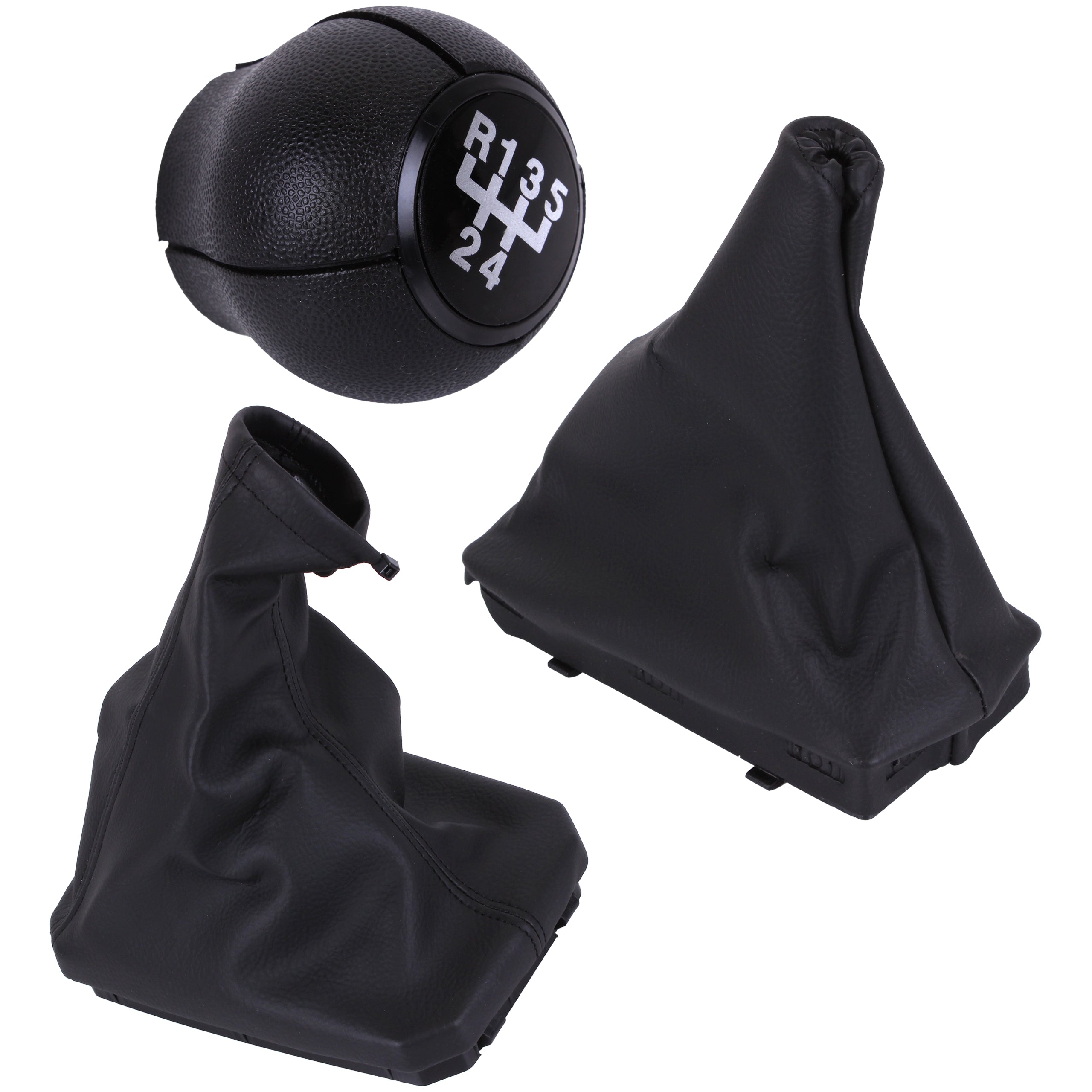 Van Gear Knob Stick Gaiter Boot & Handbrake Cover for Vauxhall Combo C 00-09 Kit