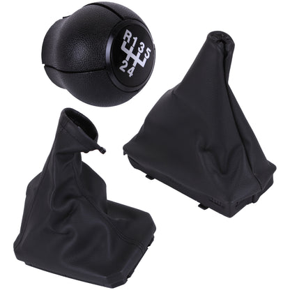 Van Gear Knob Stick Gaiter Boot & Handbrake Cover for Vauxhall Combo C 00-09 Kit