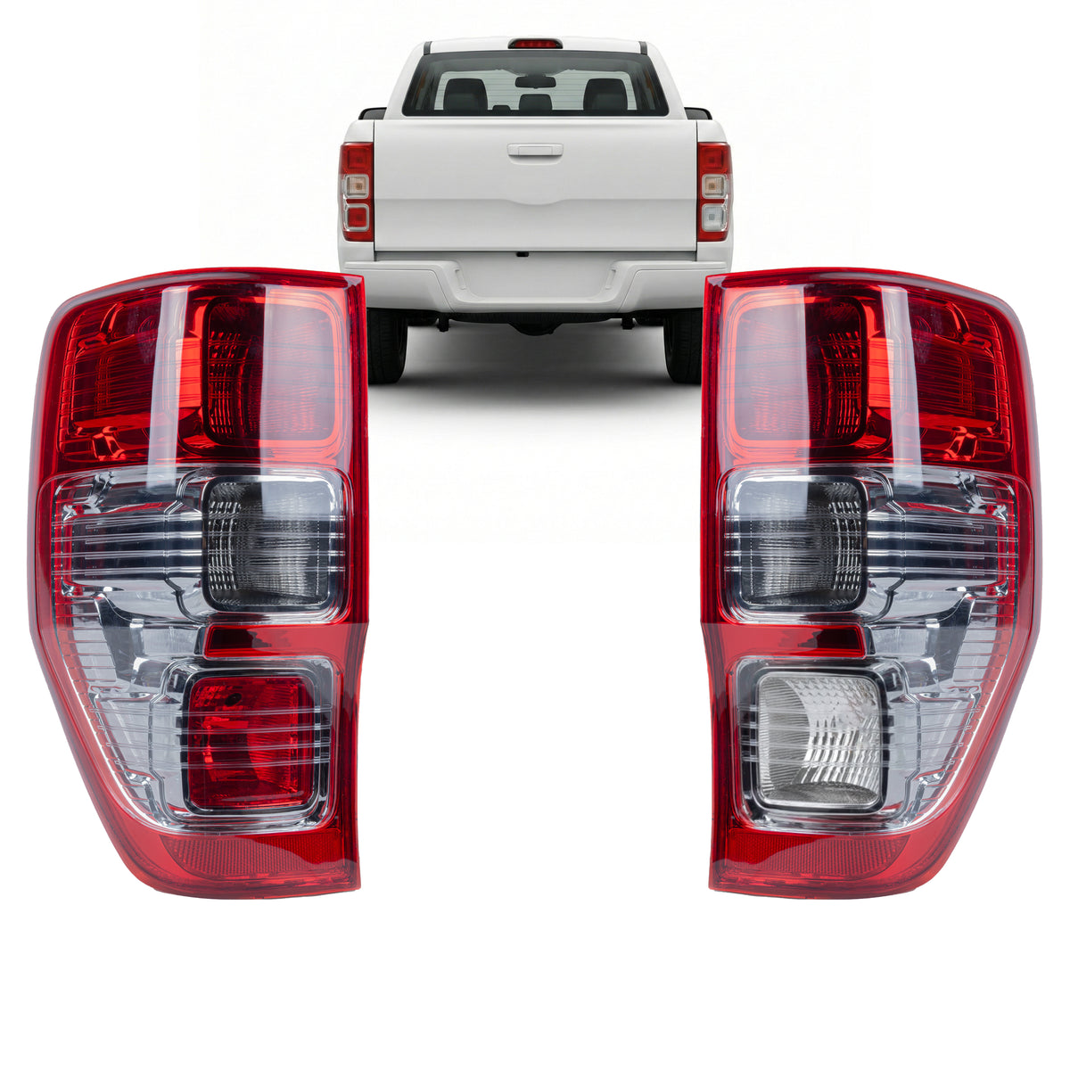 Rear Tail Lights For Ford Ranger T6 12-15 Left Right Pair AB39-13404 AB39-13405 - BUYDAY Auto Parts
