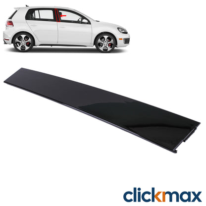 Front Right B-Pillar Trim Cover Panel Black for VW Golf MK6 (09-13) 5K4837902A
