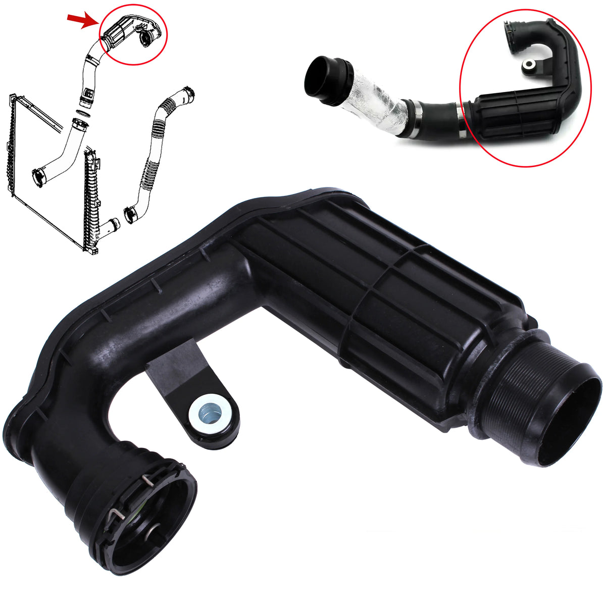 Charge Air Cooler Hose A6260900042 for C-Class W205 S205 1.6 Diesel 144603933R - BUYDAY - Car Engine Performance Parts