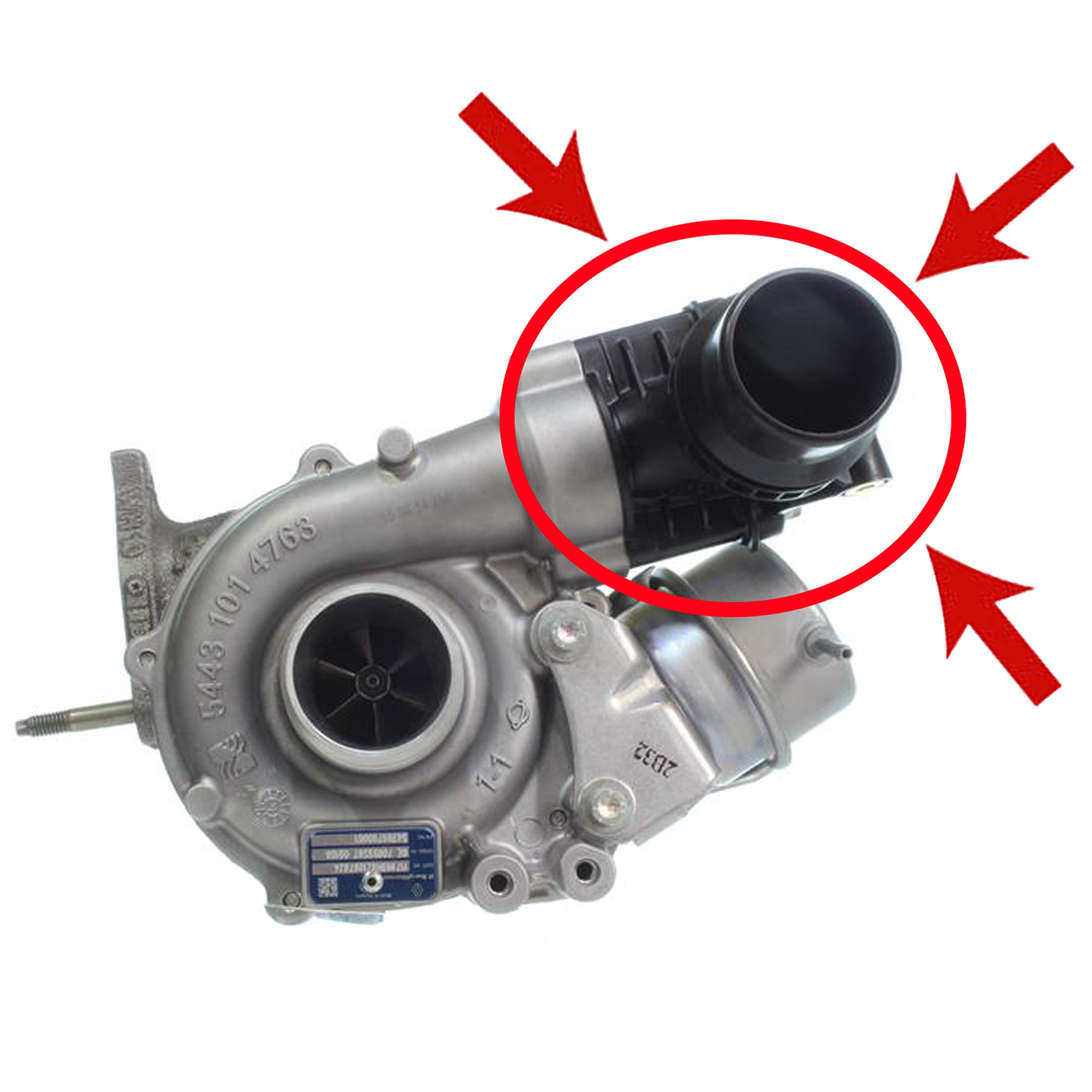 Turbo Intercooler Pipe Hose For Mercedes W205 C-Class Megane 4 1.6 dCi R9M - Detail View - BUYDAY