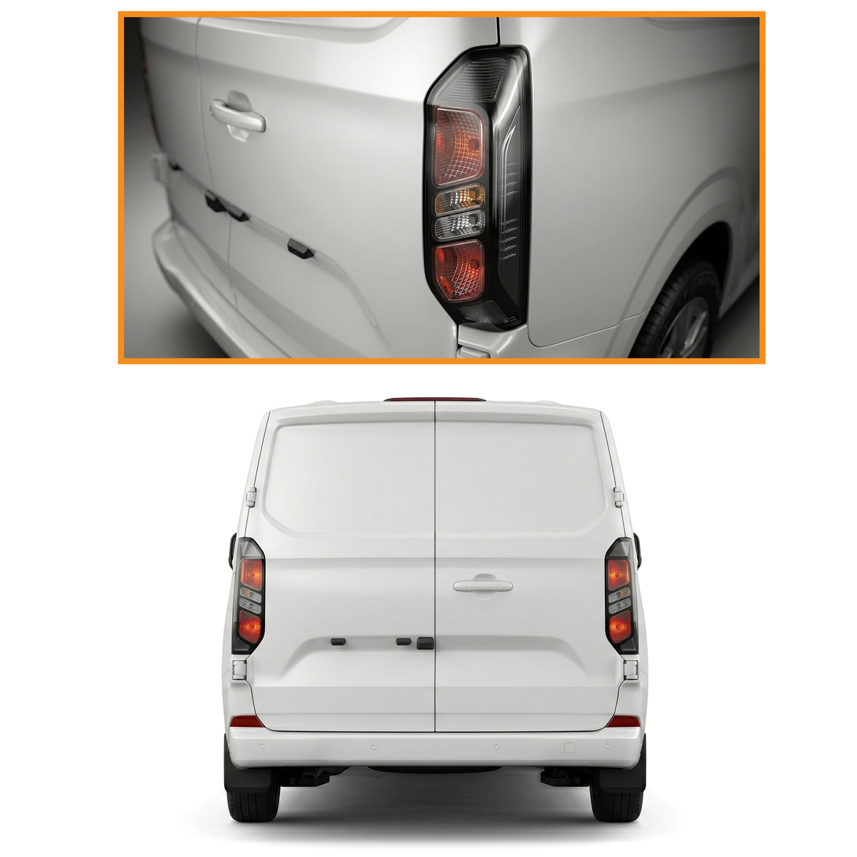 A Pair Tail Light Lamp Passnger For Ford Transit Tourneo Custom 23-On 2728876 - Detail View - BUYDAY