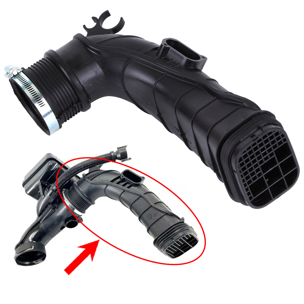 For BMW 5 Series F10 F11 518d 520d 525d 13718508047 Air Intake Hose Pipe - BUYDAY Auto Parts