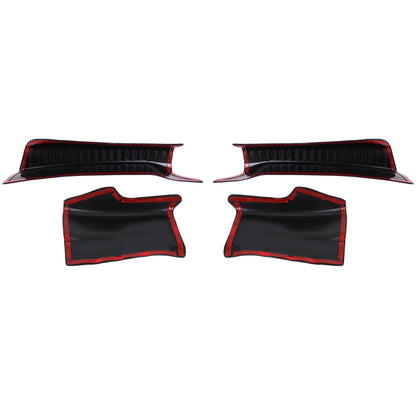 4 Pcs Luggage Protection Threshold Black ABS For Dacia Sandero (2021-Onwards) - Detail View - BUYDAY