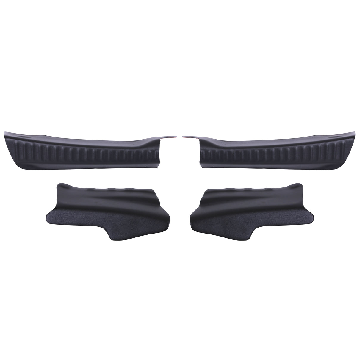 4 Pcs Luggage Protection Threshold Black ABS For Dacia Sandero (2021-Onwards) - Detail View - BUYDAY