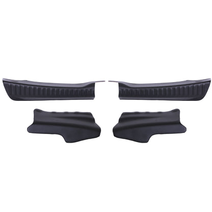 4 Pcs Luggage Protection Threshold Black ABS For Dacia Sandero (2021-Onwards) - Detail View - BUYDAY